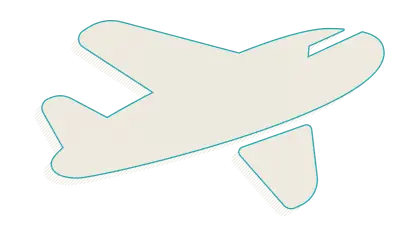 Airplane Outline Icon
