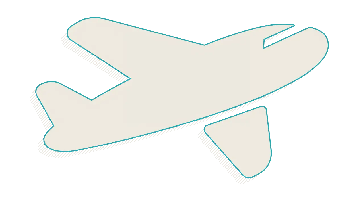Airplane Outline Icon