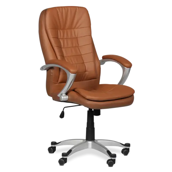 Brown Leather Office Chair