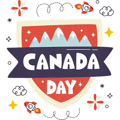 Canada Day Celebration Badge