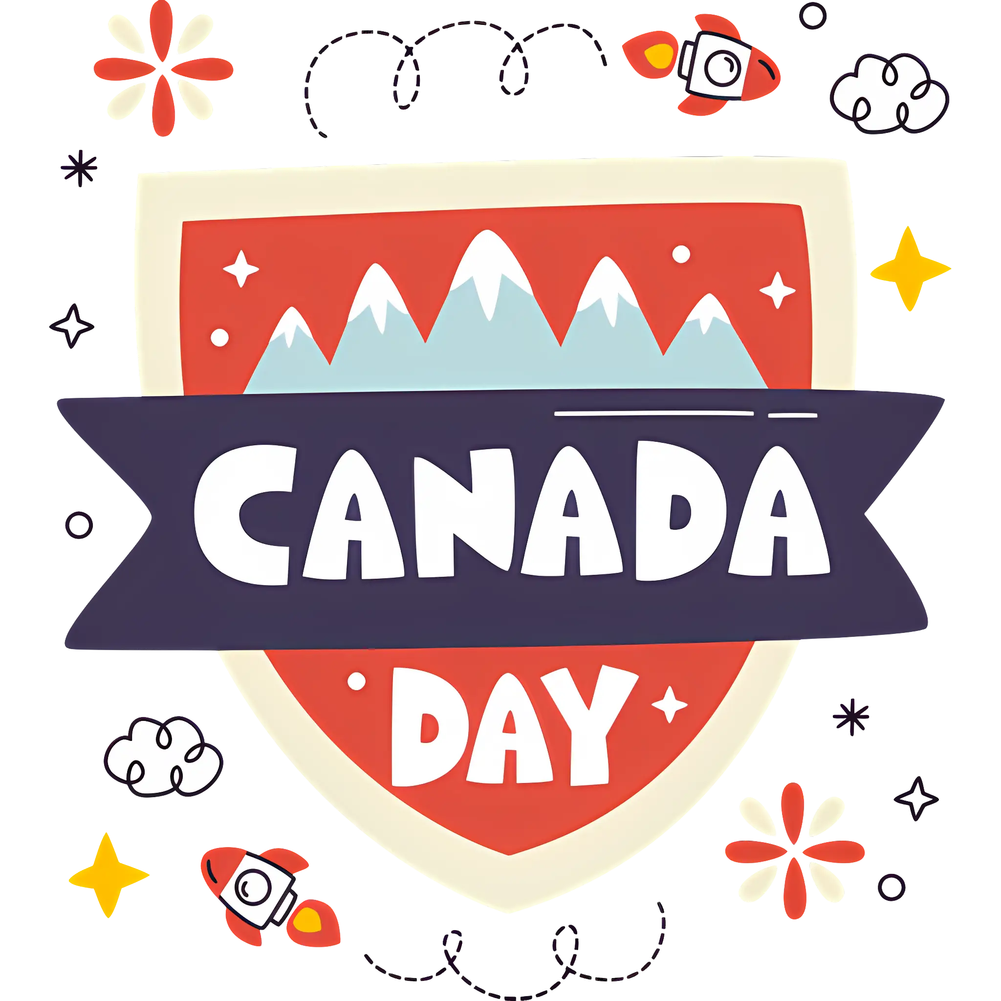 Canada Day Celebration Badge