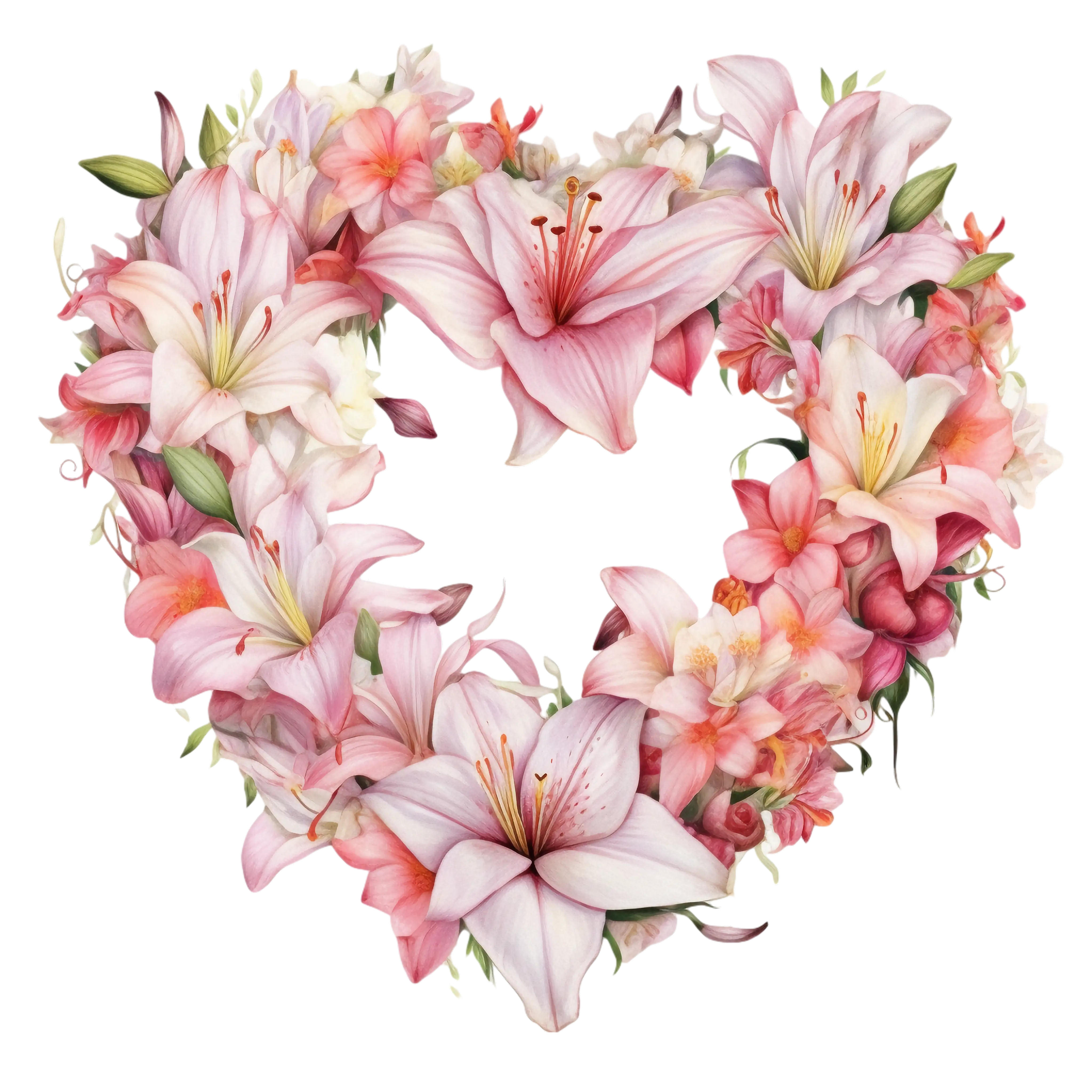Heart Shaped Floral Decoration