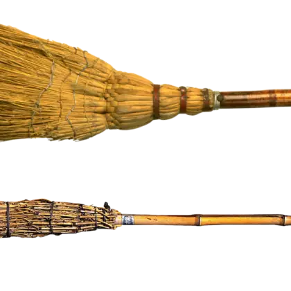 Traditional Straw Broomsticks