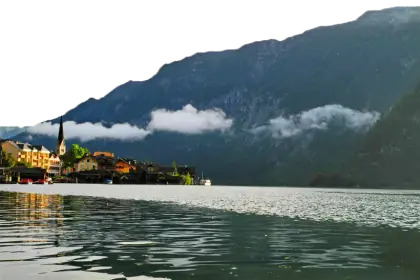 Lake with Mountain View