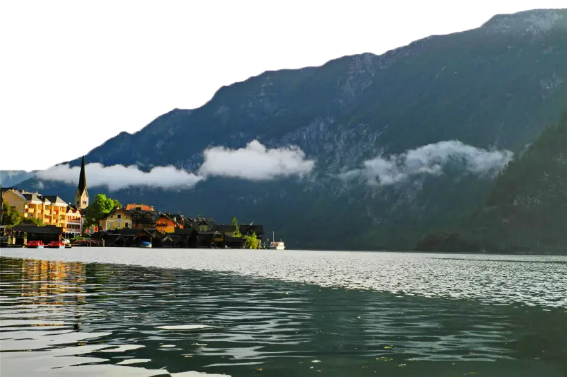 Lake with Mountain View