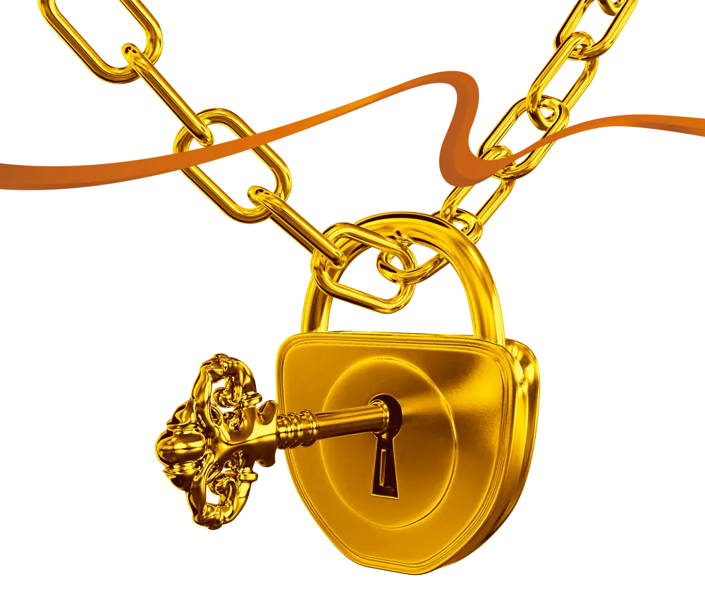 Golden Lock and Key