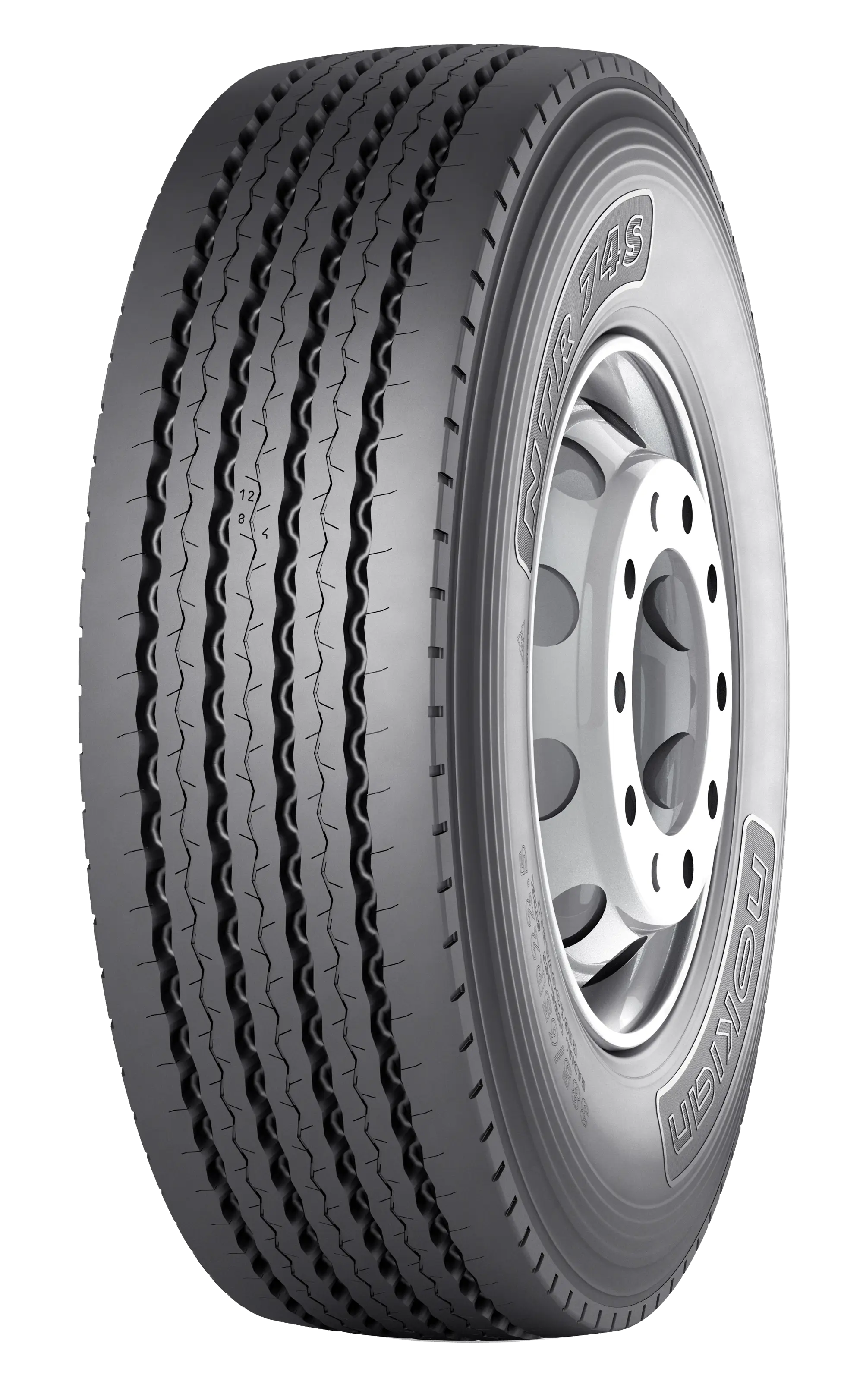 Heavy-Duty Truck Tire with Tread Pattern