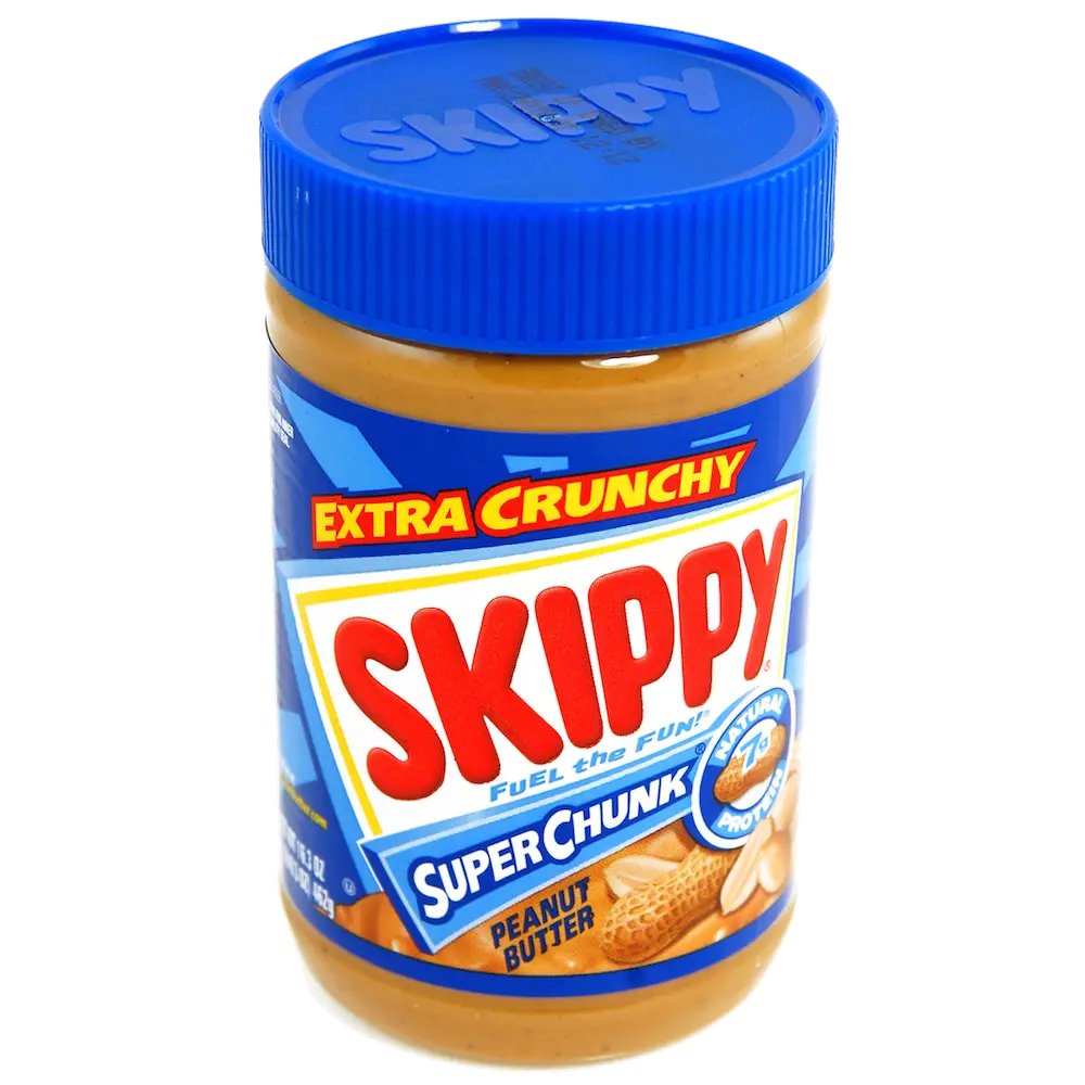 Skippy Extra Crunchy Peanut Butter Jar