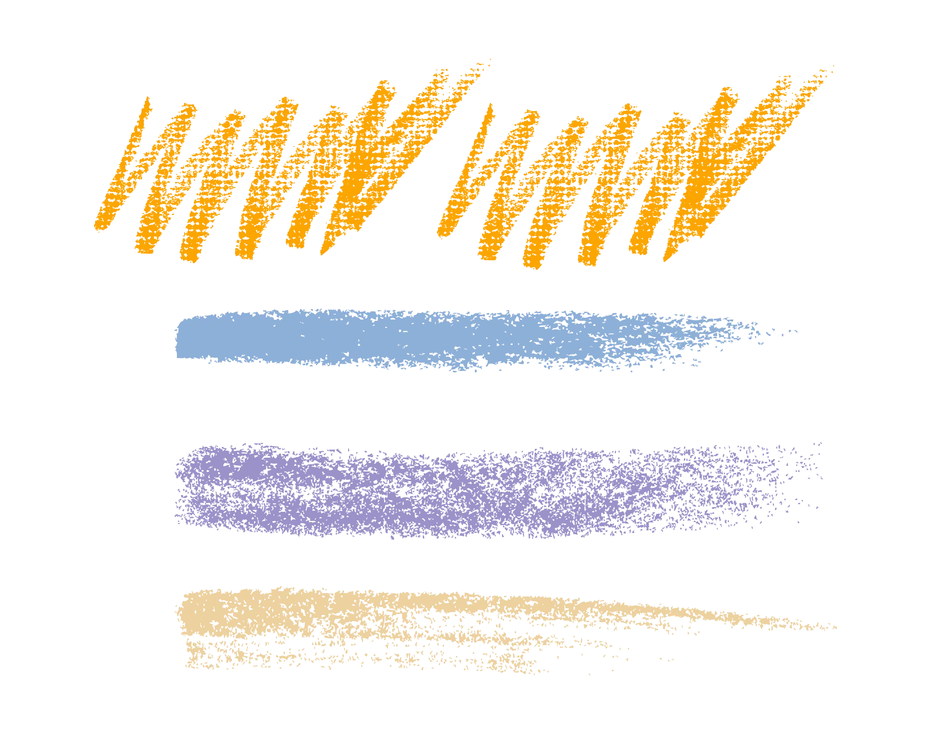 Colorful Crayon Scribbles