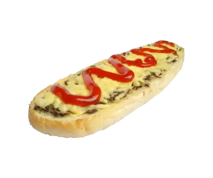 Cheese Bread with Ketchup