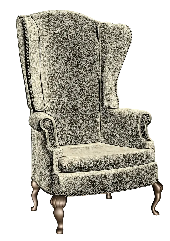 Vintage Gray Armchair