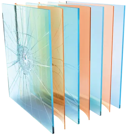 Shattered Glass Panels