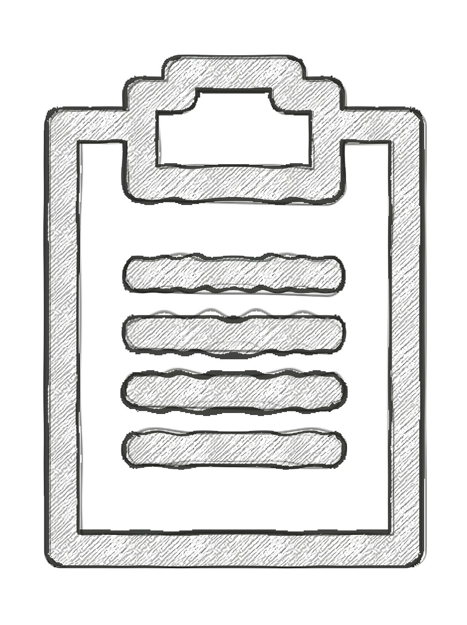 Clipboard with Paper