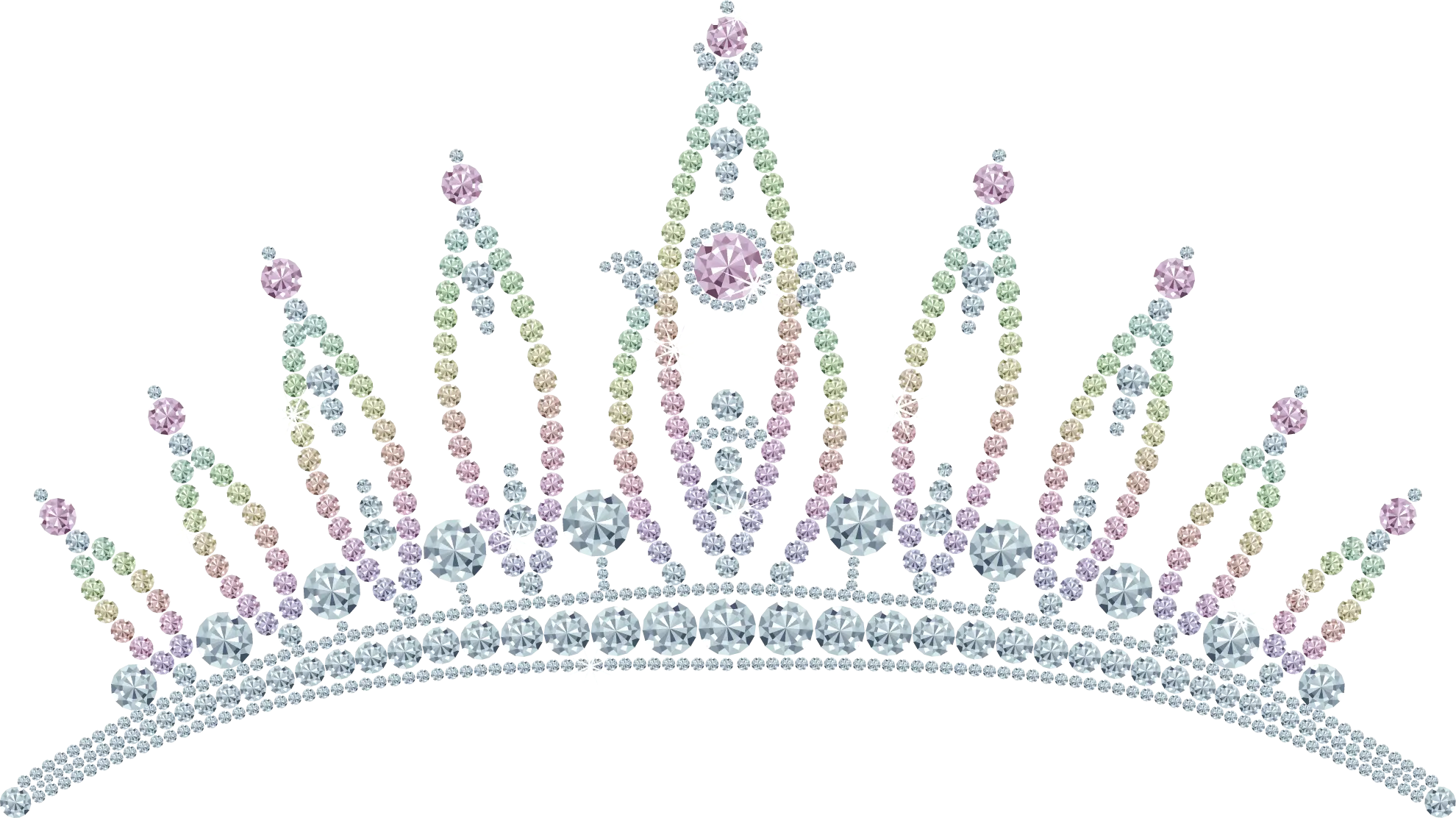 Colorful Jewelled Tiara