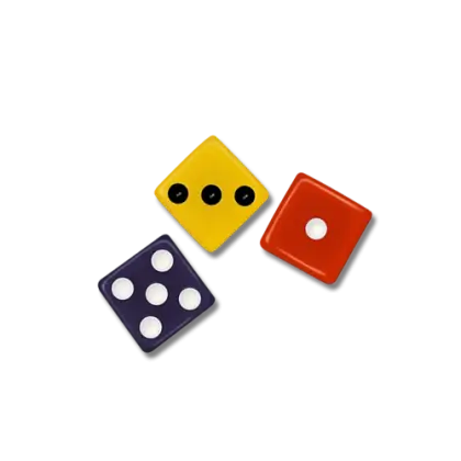 Colorful Dice for Board Games
