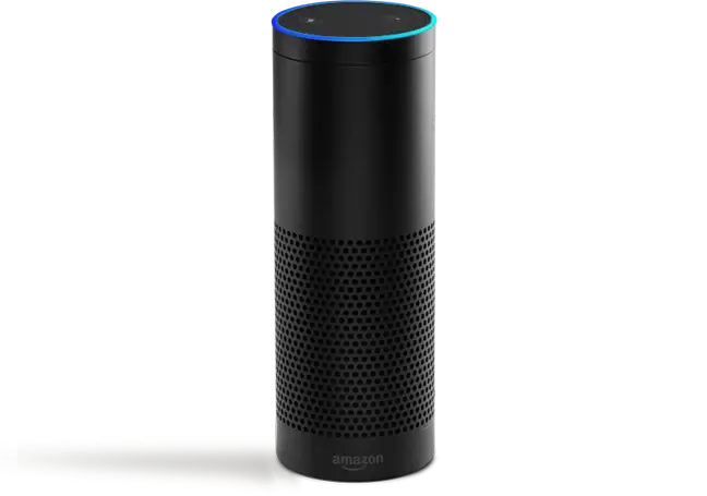 Black Smart Speaker with Voice Assistant