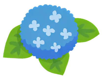 Charming Blue Hydrangea Flower Design