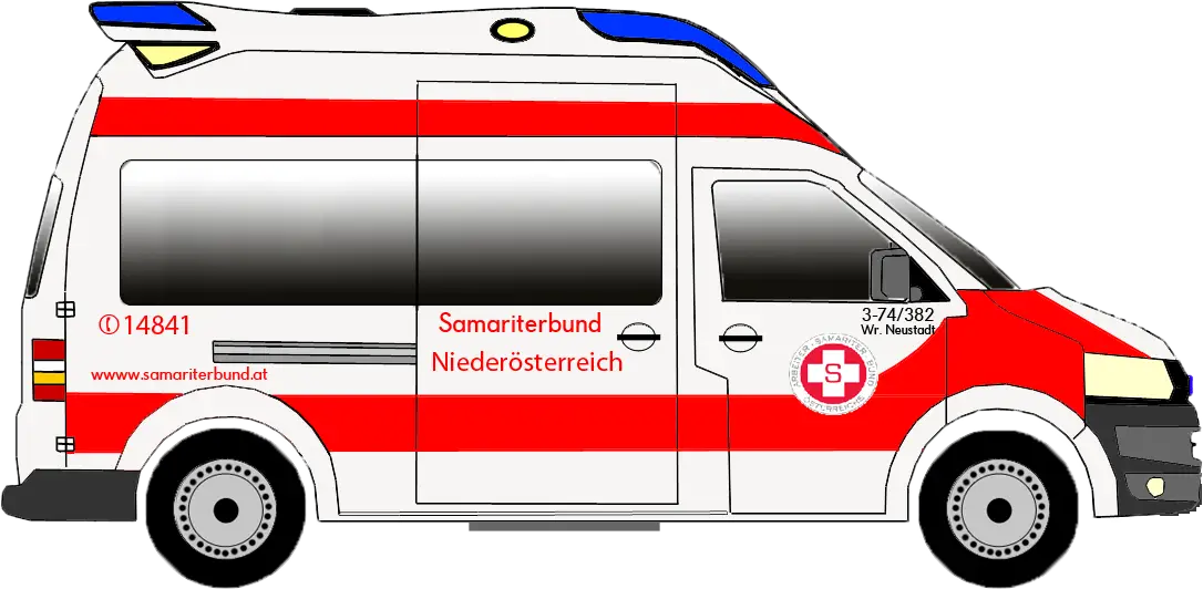 Ambulance Vehicle Illustration for Emergency Services
