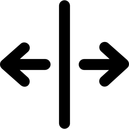 Left and Right Arrows with Barrier