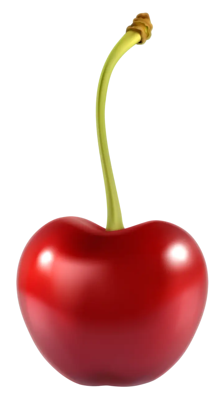 Bright Juicy Red Cherry