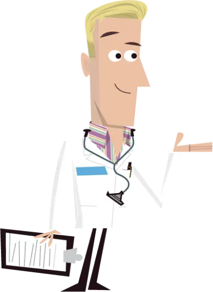 Cartoon Doctor Illustration