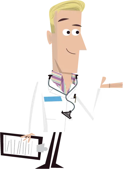 Cartoon Doctor Illustration