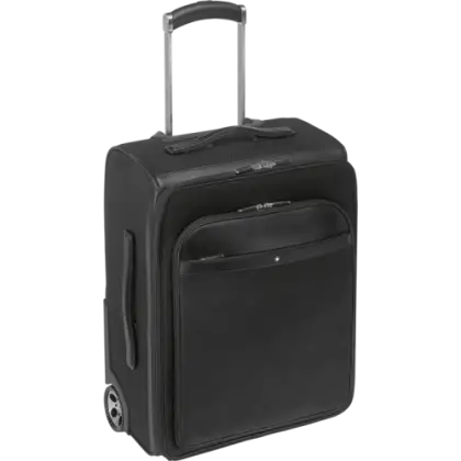 Black Suitcase with Wheels for Travel