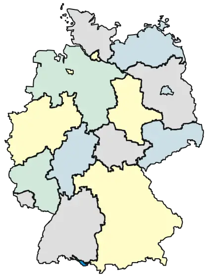 Illustrated Map of Germany with Regions