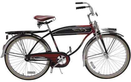 Vintage Black and Red Bicycle