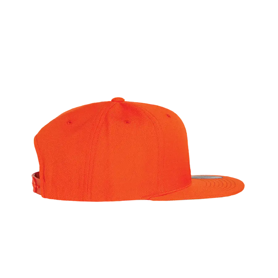 Bright Orange Flat Cap