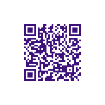 Purple QR Code for Scanning