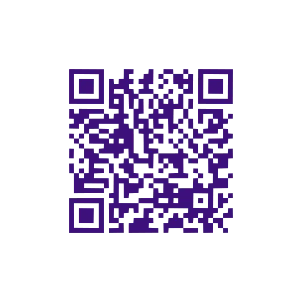 Purple QR Code for Scanning