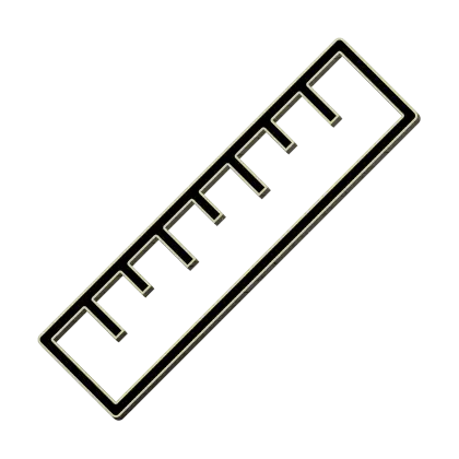 Black Ruler Icon