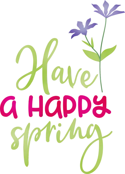 Have a Happy Spring with Purple Flowers