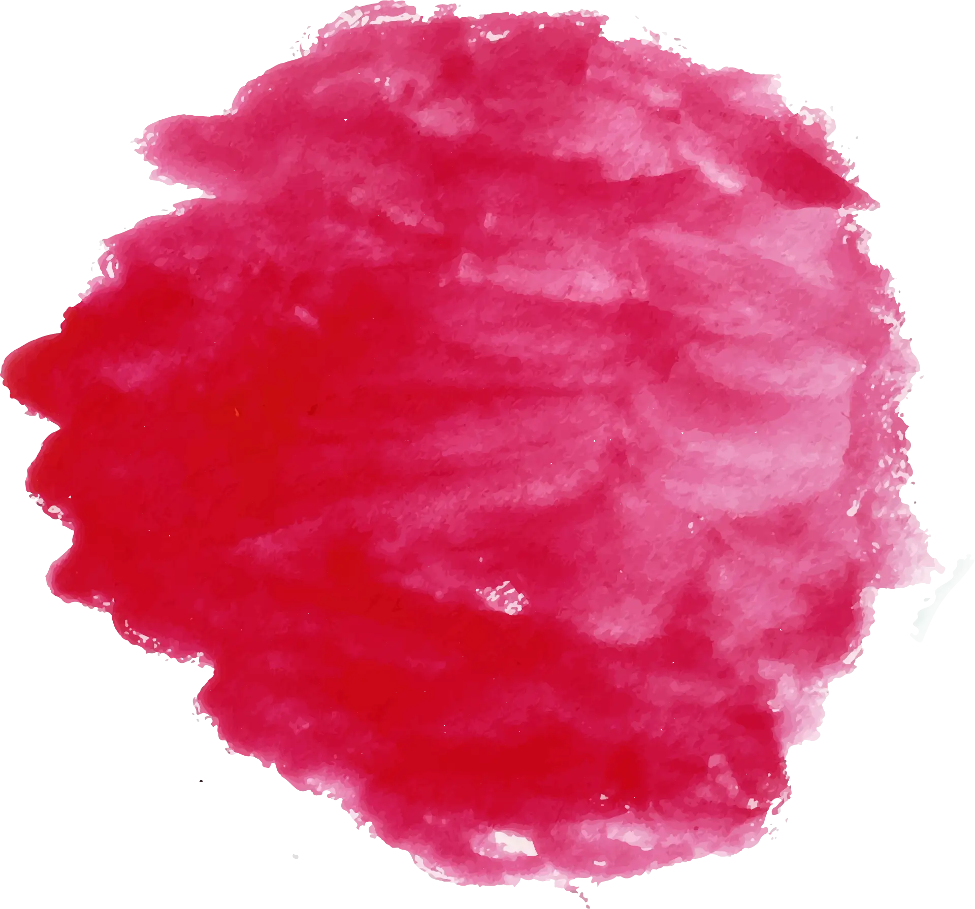 Red Watercolor Splash Design