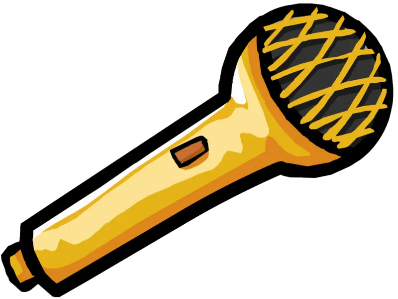 Cartoon Microphone