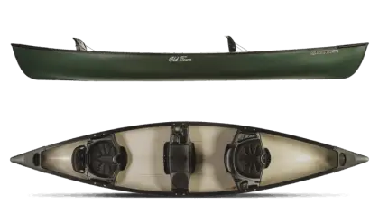 Green Canoe for Water Adventures
