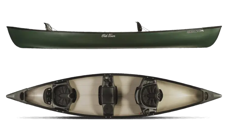 Green Canoe for Water Adventures