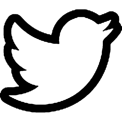 Black Bird Outline Logo