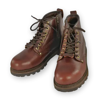 Brown Leather Hiking Boots