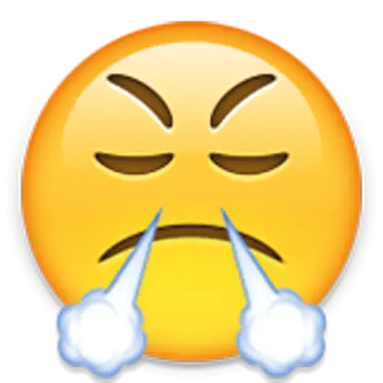 Angry Emoji with Steam
