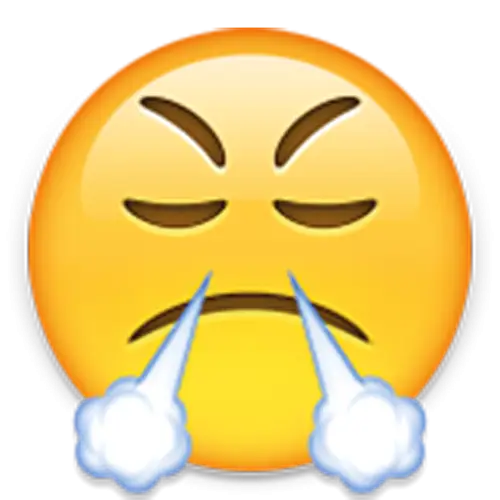 Angry Emoji with Steam