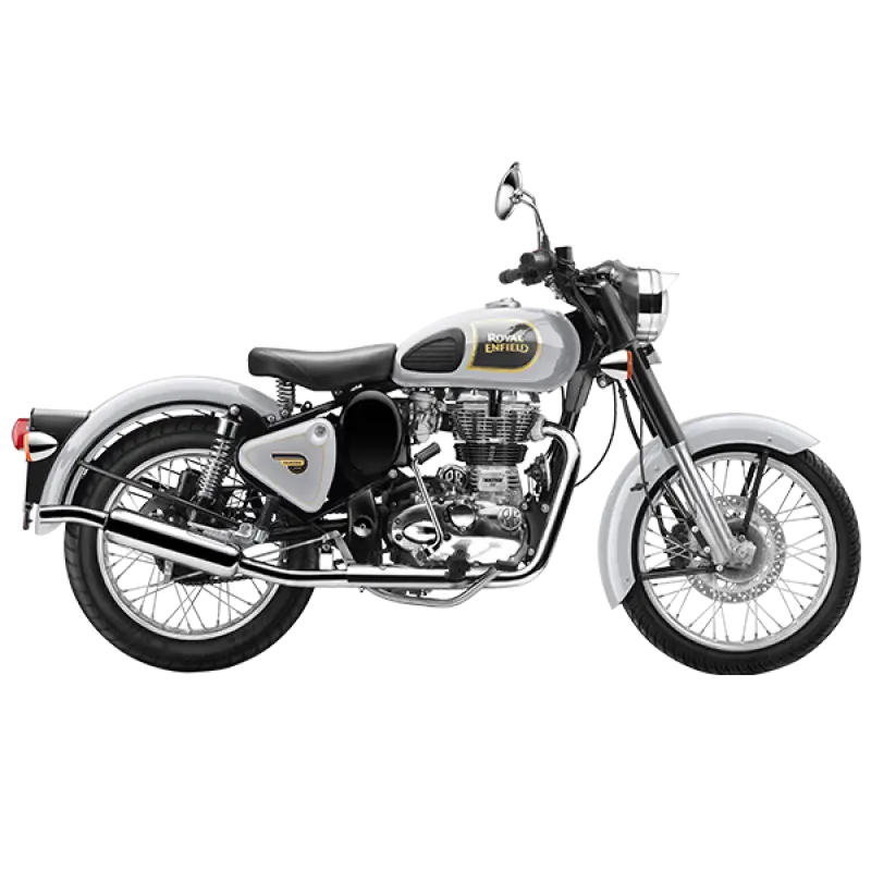 Classic Motorbike in Retro Style