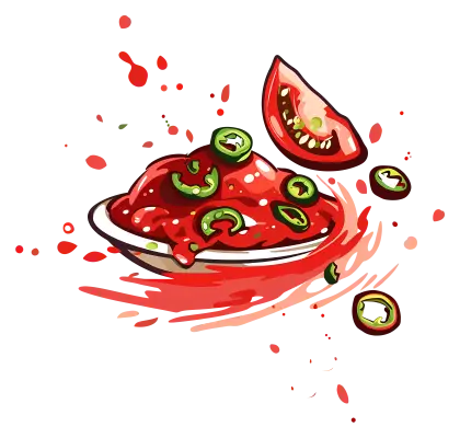 Spicy Salsa with Jalapenos