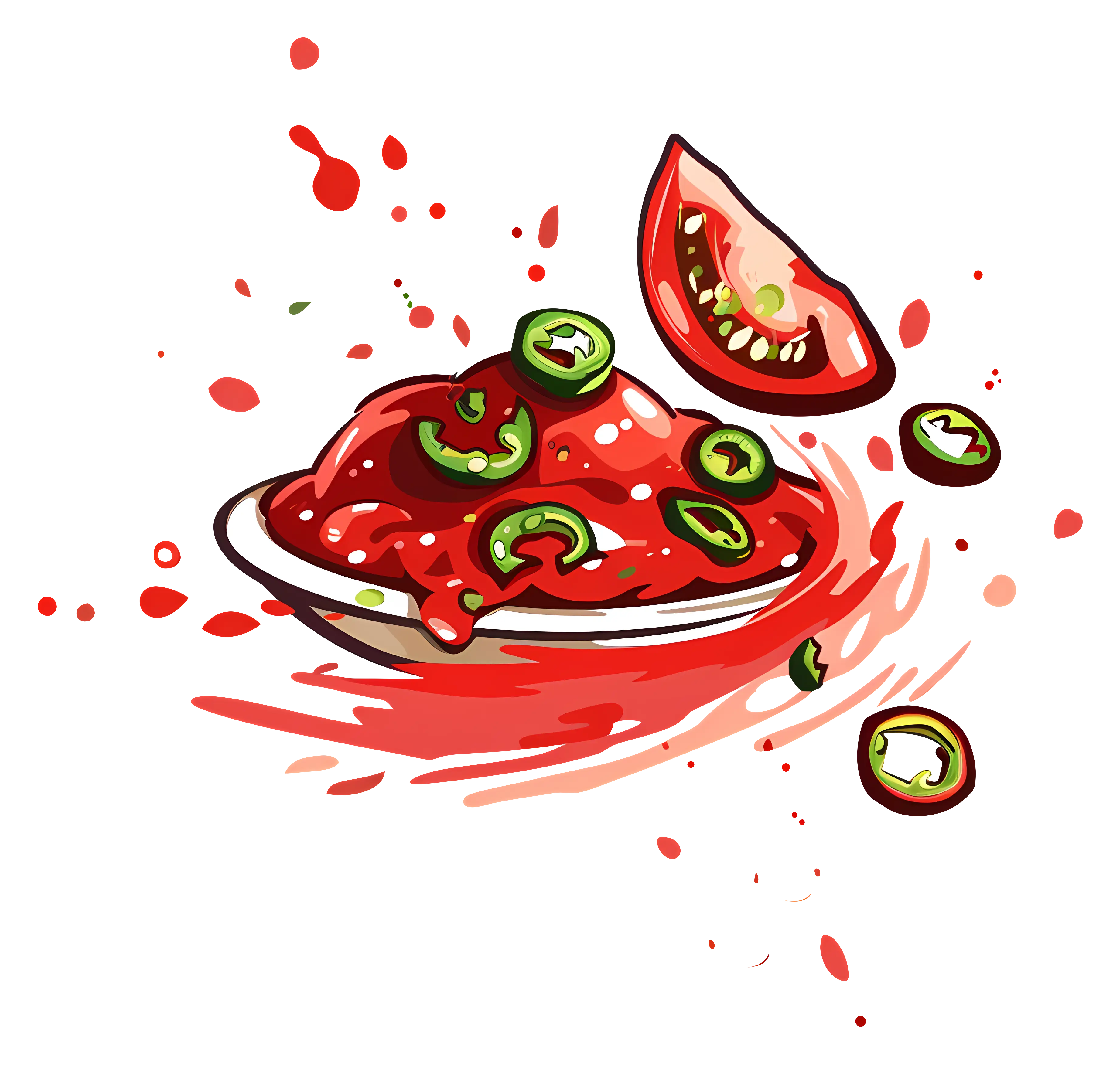 Spicy Salsa with Jalapenos