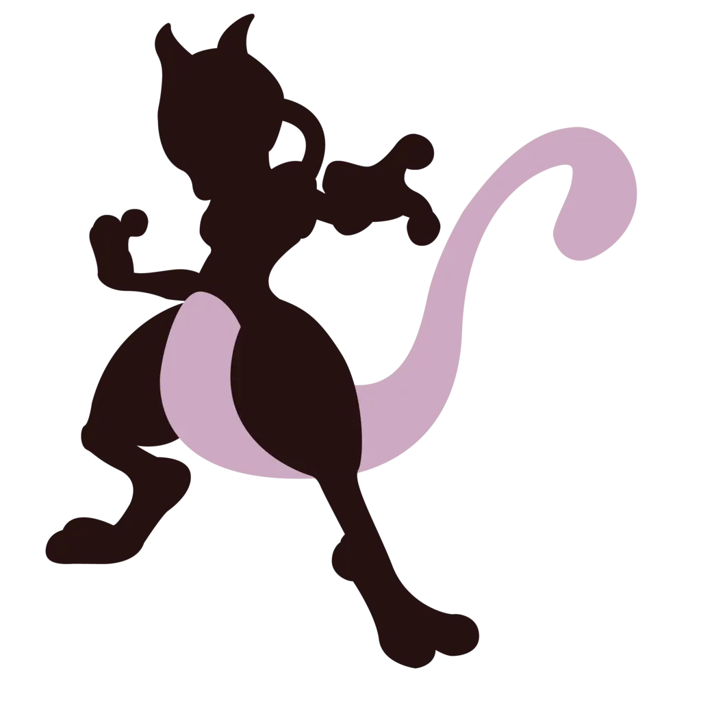 Mewtwo Silhouette from Pokemon