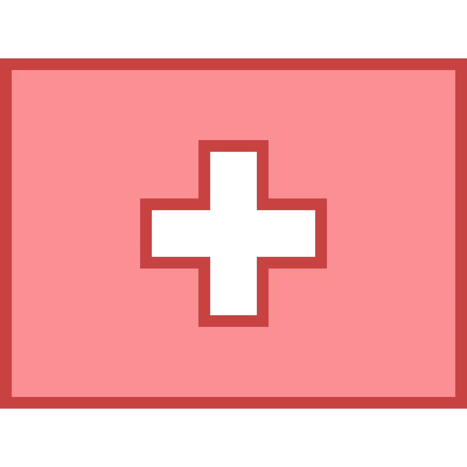 Red Medical Cross Icon