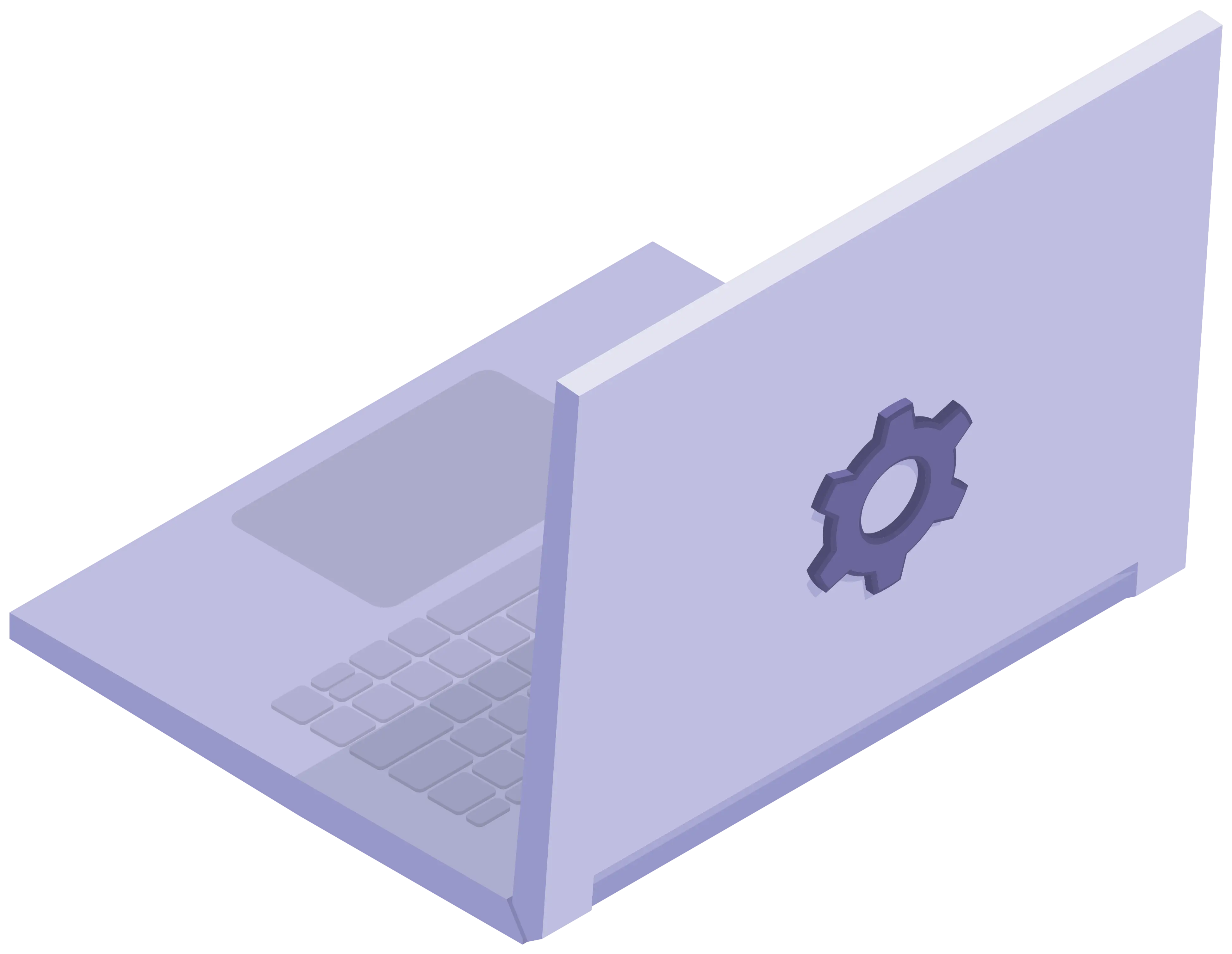 Modern Laptop Illustration