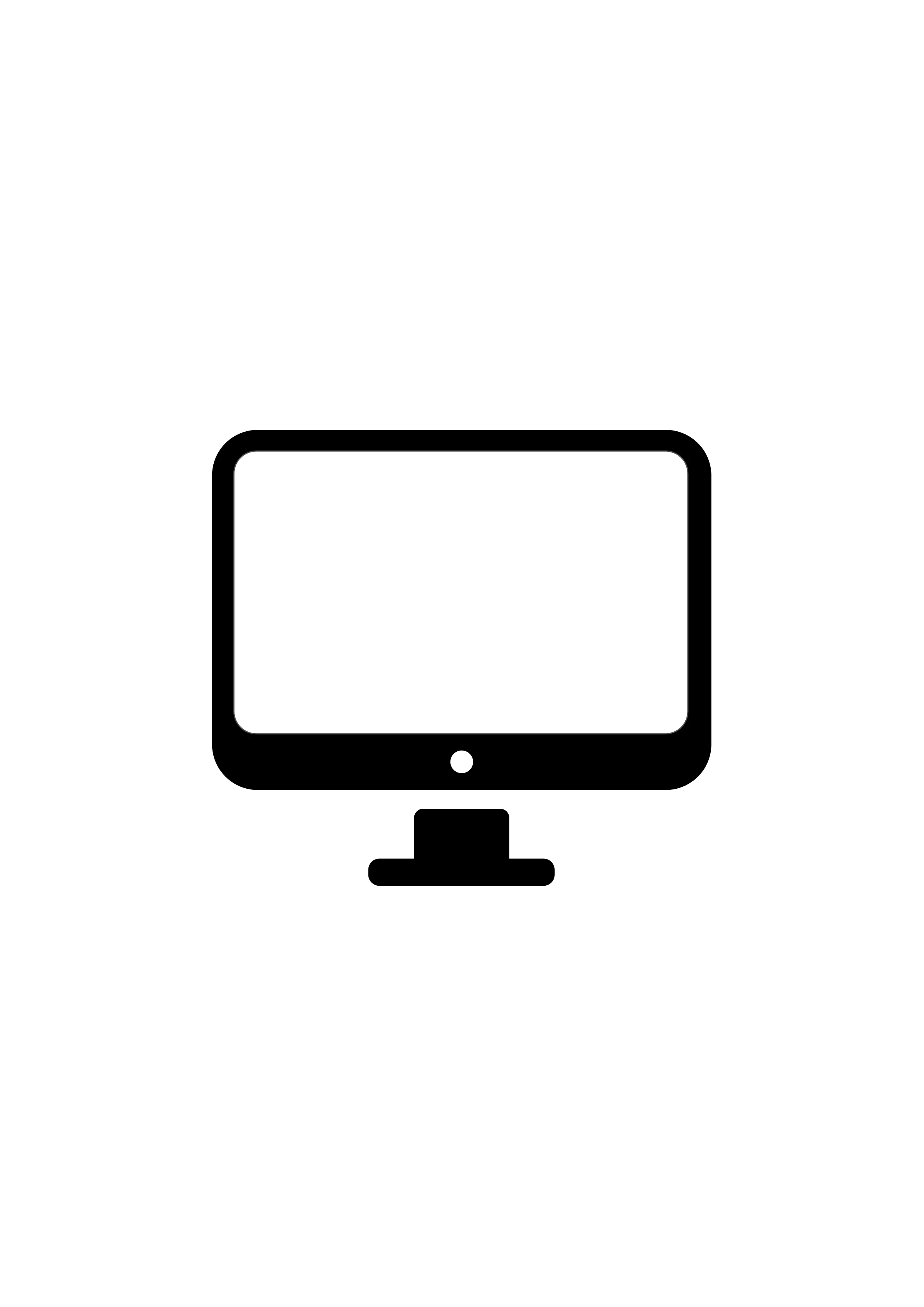 Computer Monitor Icon