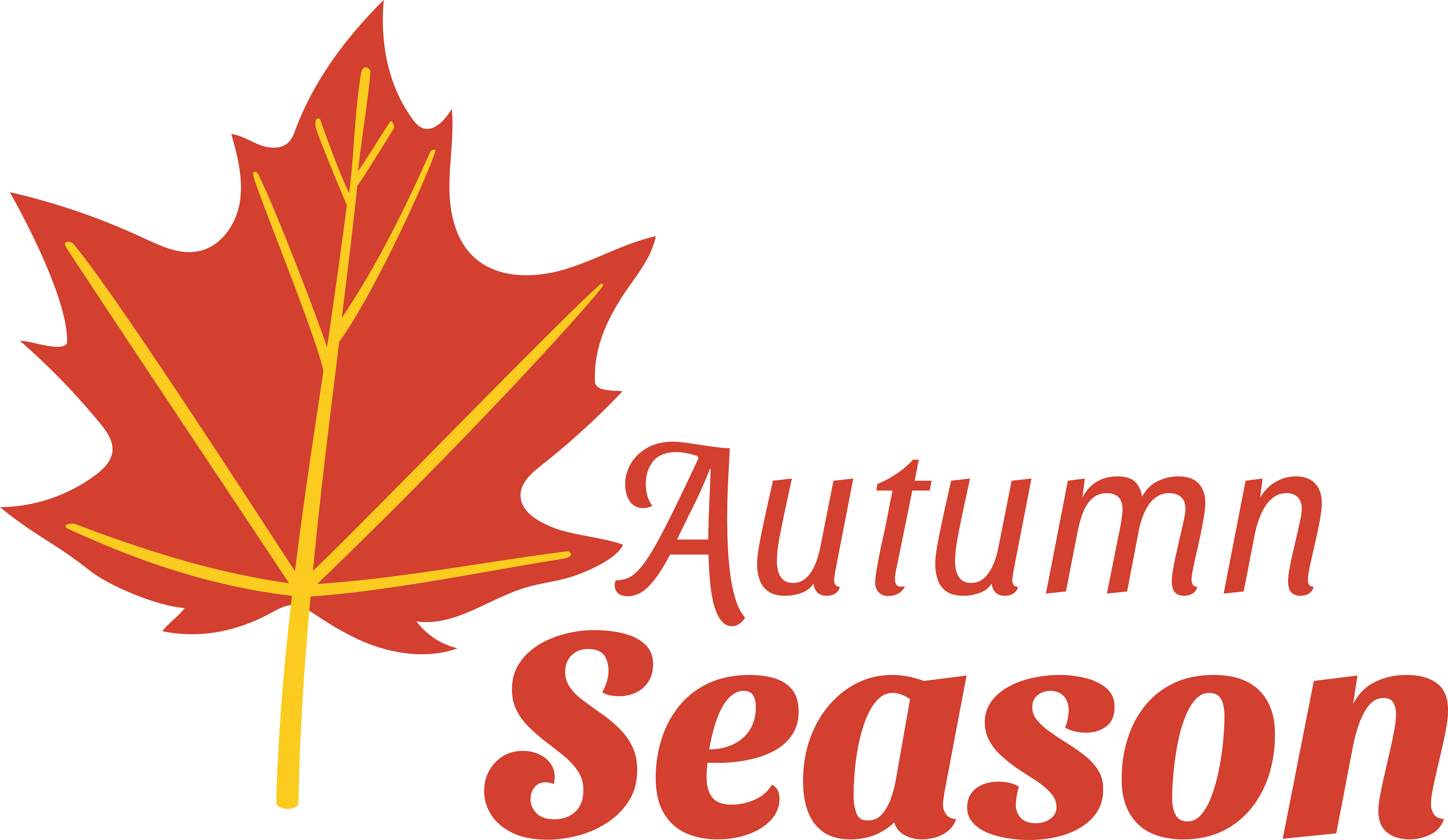 Autumn Leaf Logo for Seasonal Design